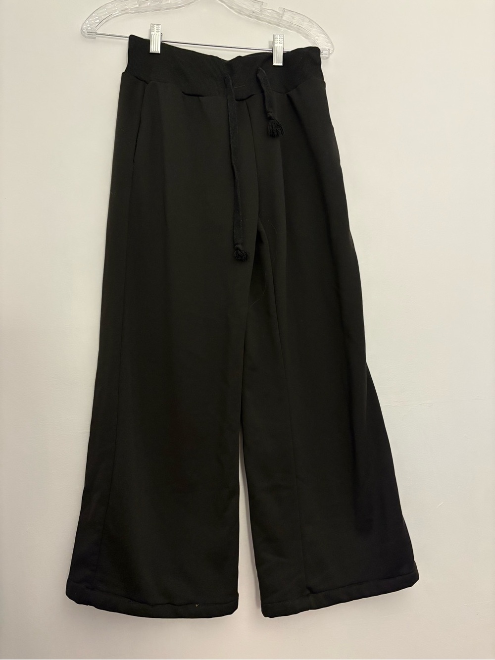 SHEIN Black Wide Leg Sweatpants XS